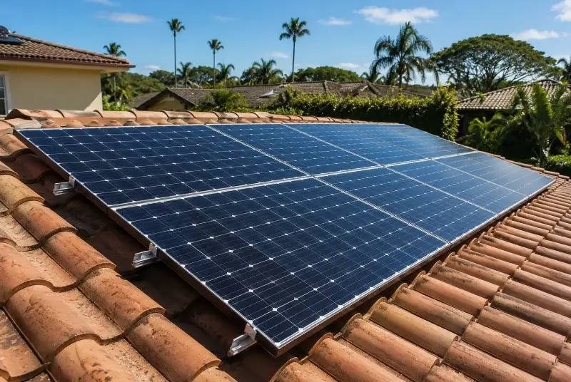 Installation de panneaux solaires à Saint-Laurent-la-Vernède