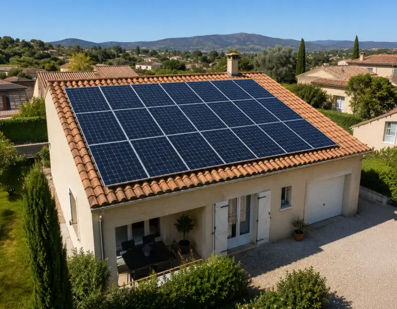 Prime à l'autoconsommation panneaux solaires Saint-Laurent-la-Vernède — aide financière de l'État